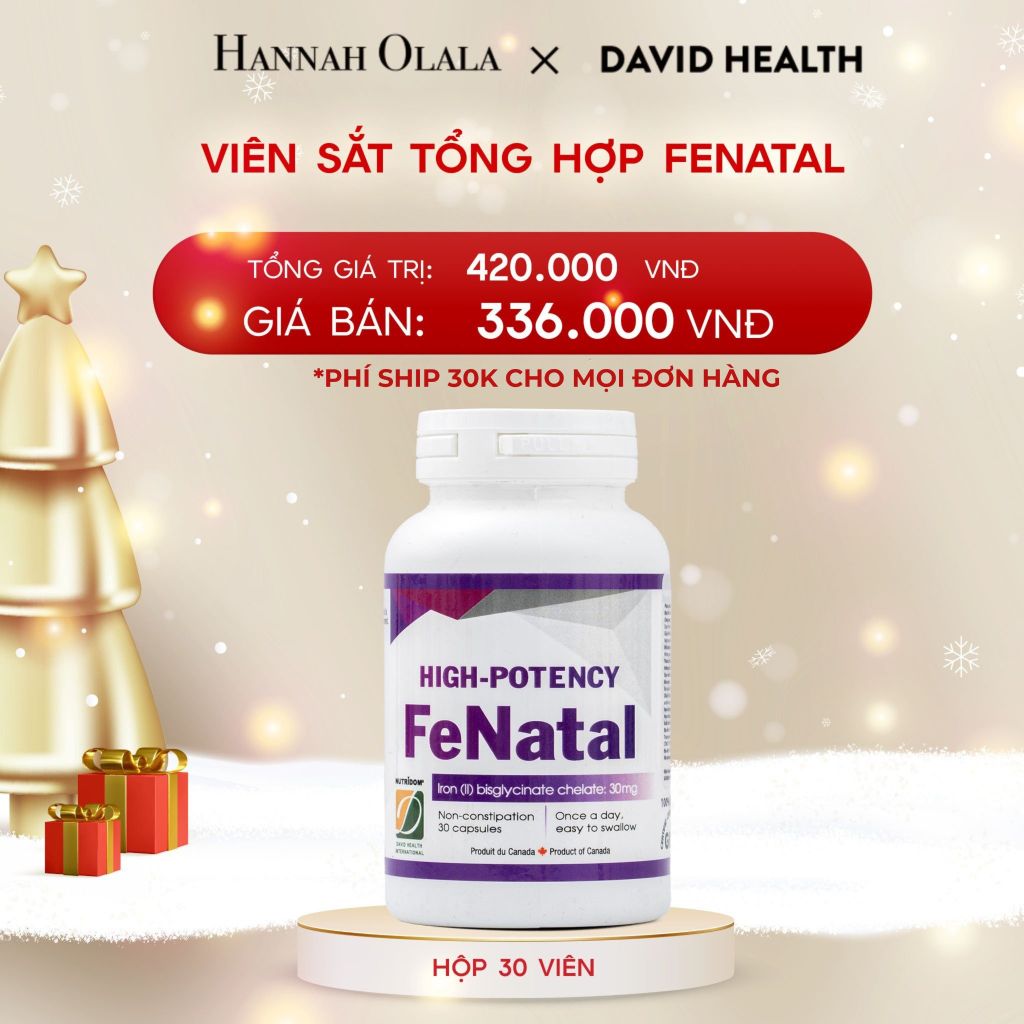  DEAL 3: VIÊN SẮT TỔNG HỢP FENATAL (30 VIÊN) 