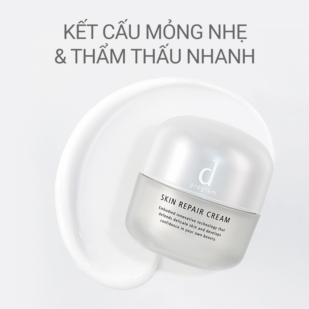  A32: DEAL 16: COMBO KEM DƯỠNG PHỤC HỒI DA D PROGRAM SKIN REPAIR CREAM 45G + KEM CHỐNG NẮNG BẢO VỆ DA KHỎI BỤI MỊN VÀ Ô NHIỄM MÔI TRƯỜNG DẠNG TINH CHẤT DPROGRAM ALLERDEFENSE ESSENCE 40ML,SPF 46, PA+++ 