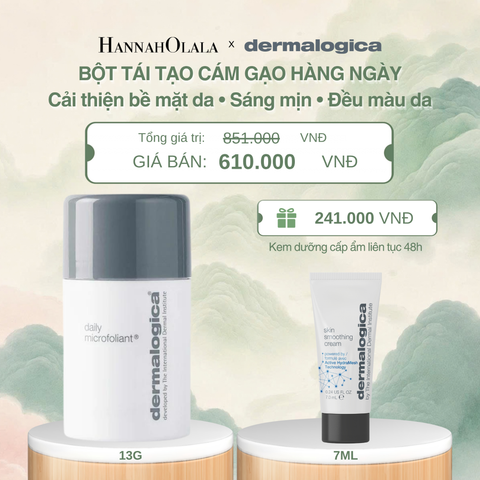  TẨY DA CHẾT BỘT CÁM GẠO SÁNG MỊN & RẠNG RỠ DAILY MICROFOLIANT 13G (TRAVEL SIZE) - DEAL 7 - A1820 