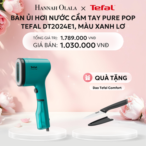  E312: DEAL 6: BÀN ỦI HƠI NƯỚC CẦM TAY PURE POP TEFAL DT2020E1 