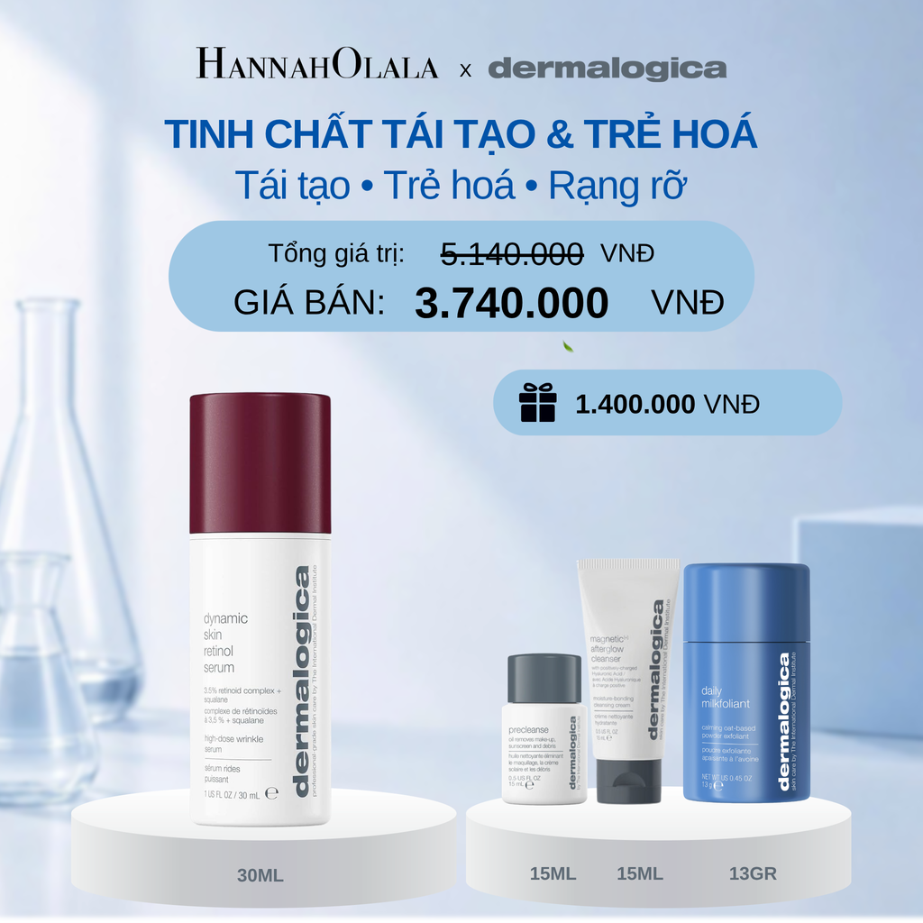  TINH CHẤT TÁI CẤU TRÚC & ĐẢO NGƯỢC LÃO HOÁ DYNAMIC SKIN RETINOL 3,5% 30ML - DEAL 7 