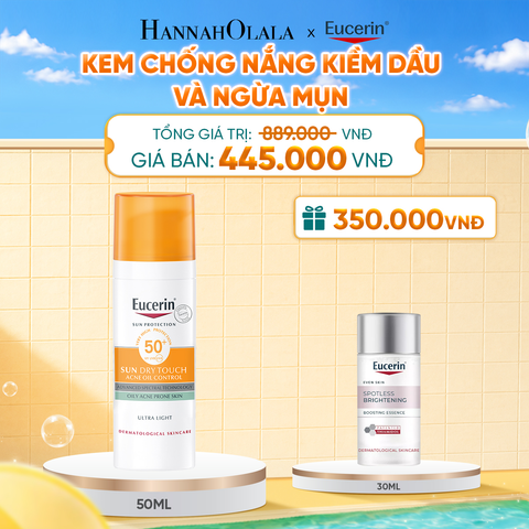  KEM CHỐNG NẮNG KIỀM DẦU & NGỪA MỤN EUCERIN SUN DRY TOUCH SPF50+ 50ML 
