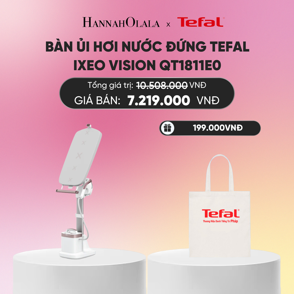  BÀN ỦI HƠI NƯỚC ĐỨNG TEFAL IXEO VISION QT1811E0_A374 