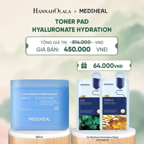  MEDIHEAL BỘ SẢN PHẨM TONER PAD 170ML - A1462 