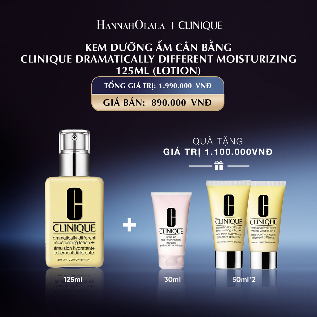  KEM DƯỠNG ẨM CÂN BẰNG CLINIQUE DRAMATICALLY DIFFERENT MOISTURIZING 125ML (LOTION) 