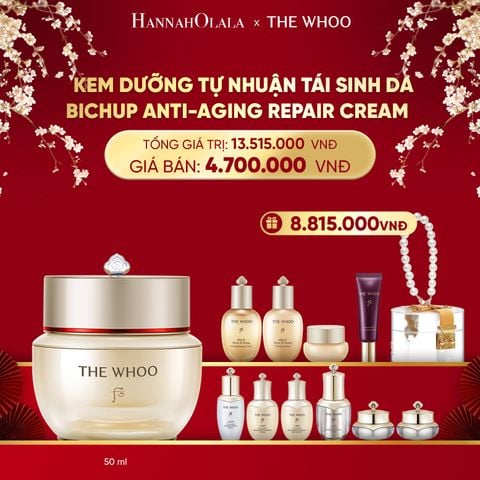  A240_DEAL 09: [FLASH DEAL] KEM DƯỠNG TỰ NHUẬN TÁI SINH DA THE WHOO BICHUP ANTI-AGING REPAIR CREAM 50ML 