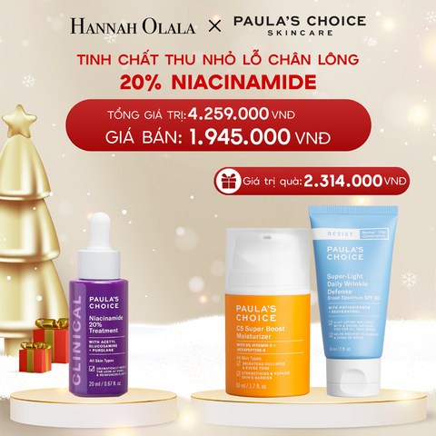  A1352_DEAL 5: TINH CHẤT SE KHÍT LỖ CHÂN LÔNG VÀ LÀM MỜ THÂM MỤN NIACINAMIDE 20% 20ML 