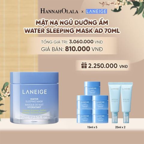  [PHIÊN BẢN CẢI TIẾN] MẶT NẠ NGỦ DƯỠNG ẨM LANEIGE WATER SLEEPING MASK AD 70ML - A566 
