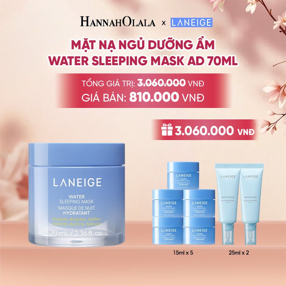  [PHIÊN BẢN CẢI TIẾN] MẶT NẠ NGỦ DƯỠNG ẨM LANEIGE WATER SLEEPING MASK AD 70ML - A1270 