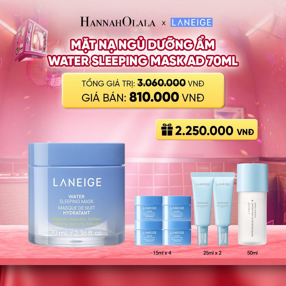  [PHIÊN BẢN CẢI TIẾN] MẶT NẠ NGỦ DƯỠNG ẨM LANEIGE WATER SLEEPING MASK AD 70ML_K235 
