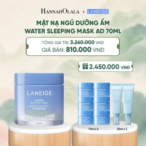  [PHIÊN BẢN CẢI TIẾN] MẶT NẠ NGỦ DƯỠNG ẨM LANEIGE WATER SLEEPING MASK AD 70ML - A1650 