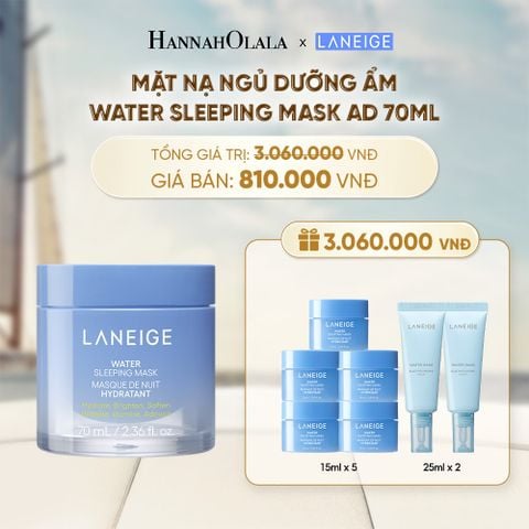  [PHIÊN BẢN CẢI TIẾN] MẶT NẠ NGỦ DƯỠNG ẨM LANEIGE WATER SLEEPING MASK AD 70ML - A1270 