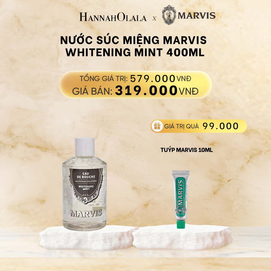 DEAL 1: NƯỚC SÚC MIỆNG MARVIS MOUTHWASH 400ML 