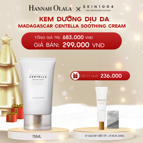  DEAL 3: SKIN1004 KEM DƯỠNG MADAGASCAR CENTELLA SOOTHING CREAM 75ML 