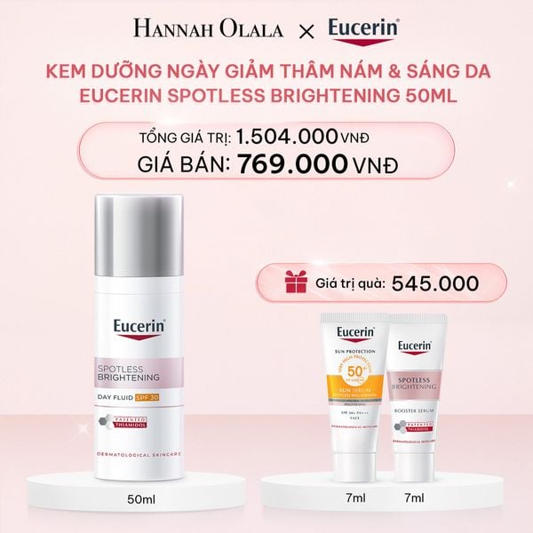  DEAL 03: KEM DƯỠNG NGÀY GIẢM THÂM NÁM & SÁNG DA EUCERIN SPOTLESS BRIGHTENING 50ML 