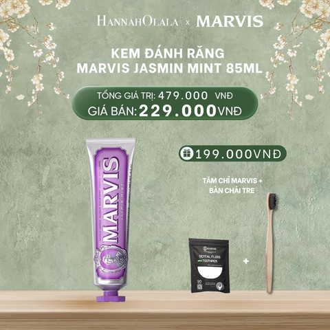  DEAL 3: KEM ĐÁNH RĂNG MARVIS TUÝP FULLSIZE 75/85ML TRẮNG RĂNG THƠM MIỆNG 