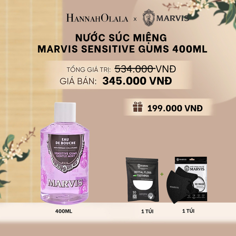  NƯỚC SÚC MIỆNG MARVIS MOUTHWASH 400ML - A1710 