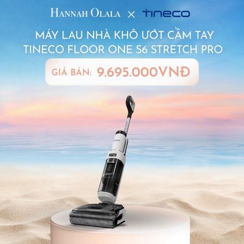  DEAL 4: MÁY LAU NHÀ KHÔ ƯỚT CẦM TAY TINECO FLOOR ONE S6 STRETCH PRO 