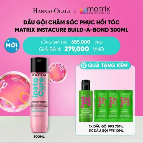 [DEAL SỐC] DẦU GỘI CHĂM SÓC PHỤC HỒI TÓC MATRIX INSTACURE BUILD-A-BOND 300ML - A5441 