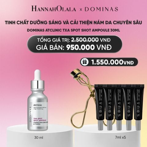  TINH CHẤT DƯỠNG SÁNG VÀ CẢI THIỆN NÁM DA CHUYÊN SÂU DOMINAS ATCLINIC TXA SPOT SHOT AMPOULE 30ML_A1762 