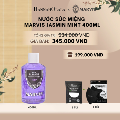  NƯỚC SÚC MIỆNG MARVIS MOUTHWASH 400ML - A1710 