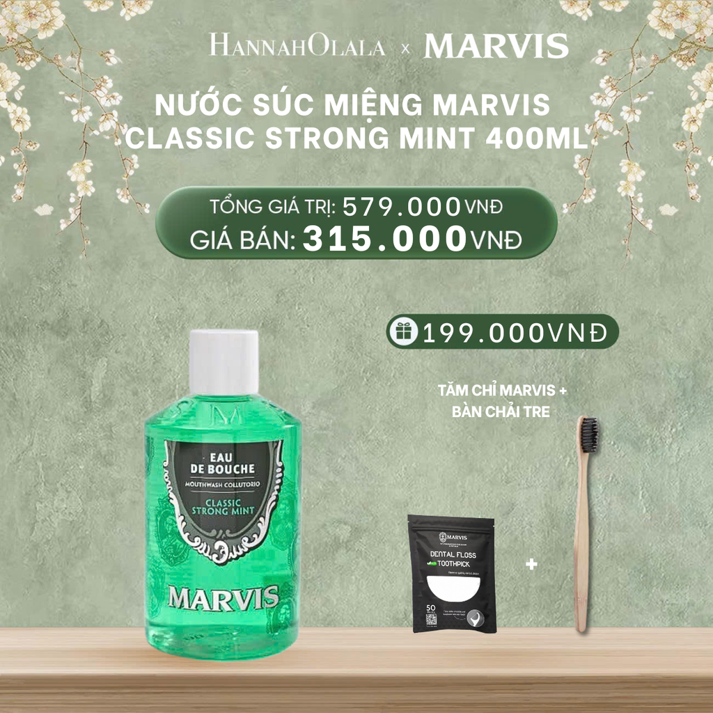  DEAL 1: NƯỚC SÚC MIỆNG MARVIS MOUTHWASH 400ML 
