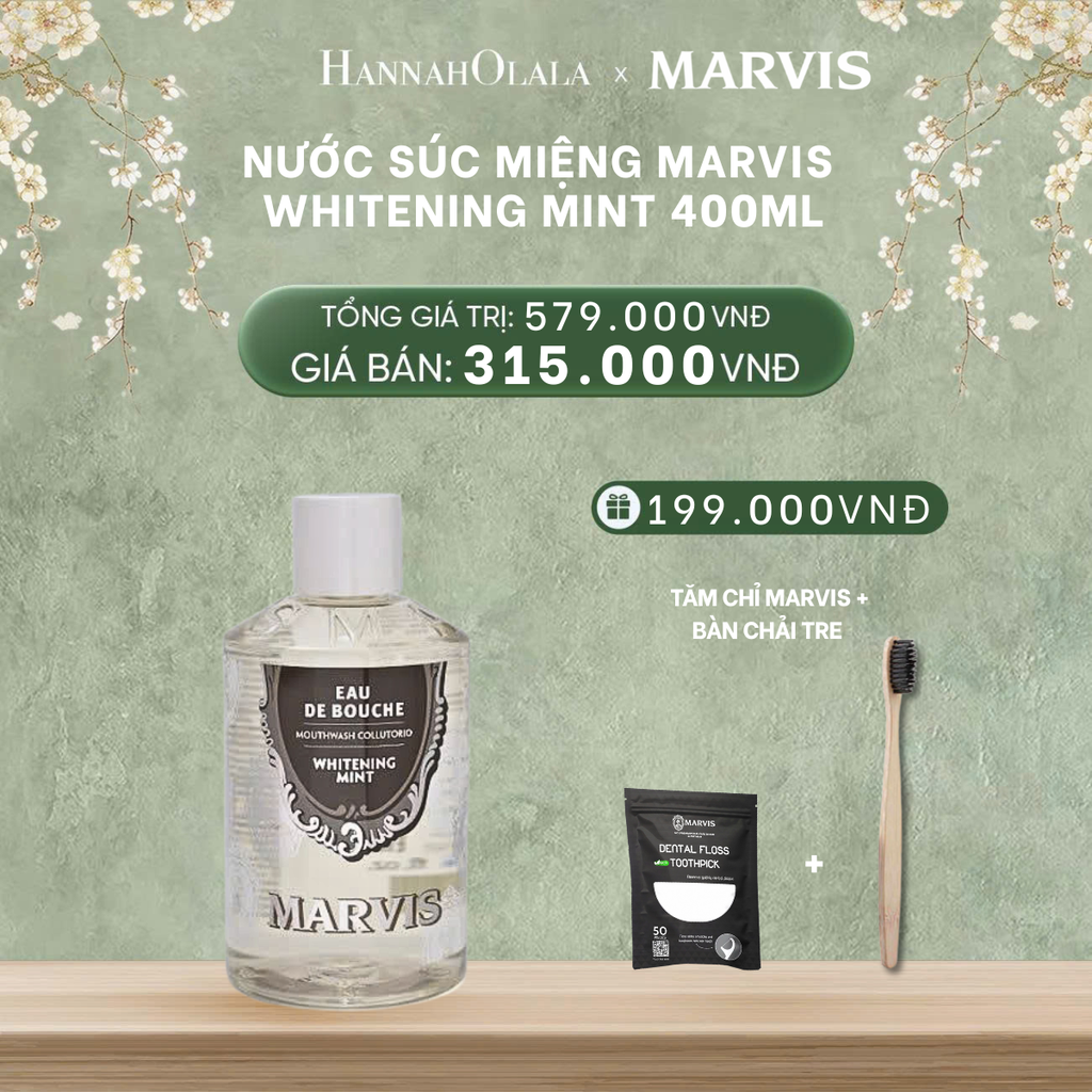  DEAL 1: NƯỚC SÚC MIỆNG MARVIS MOUTHWASH 400ML 
