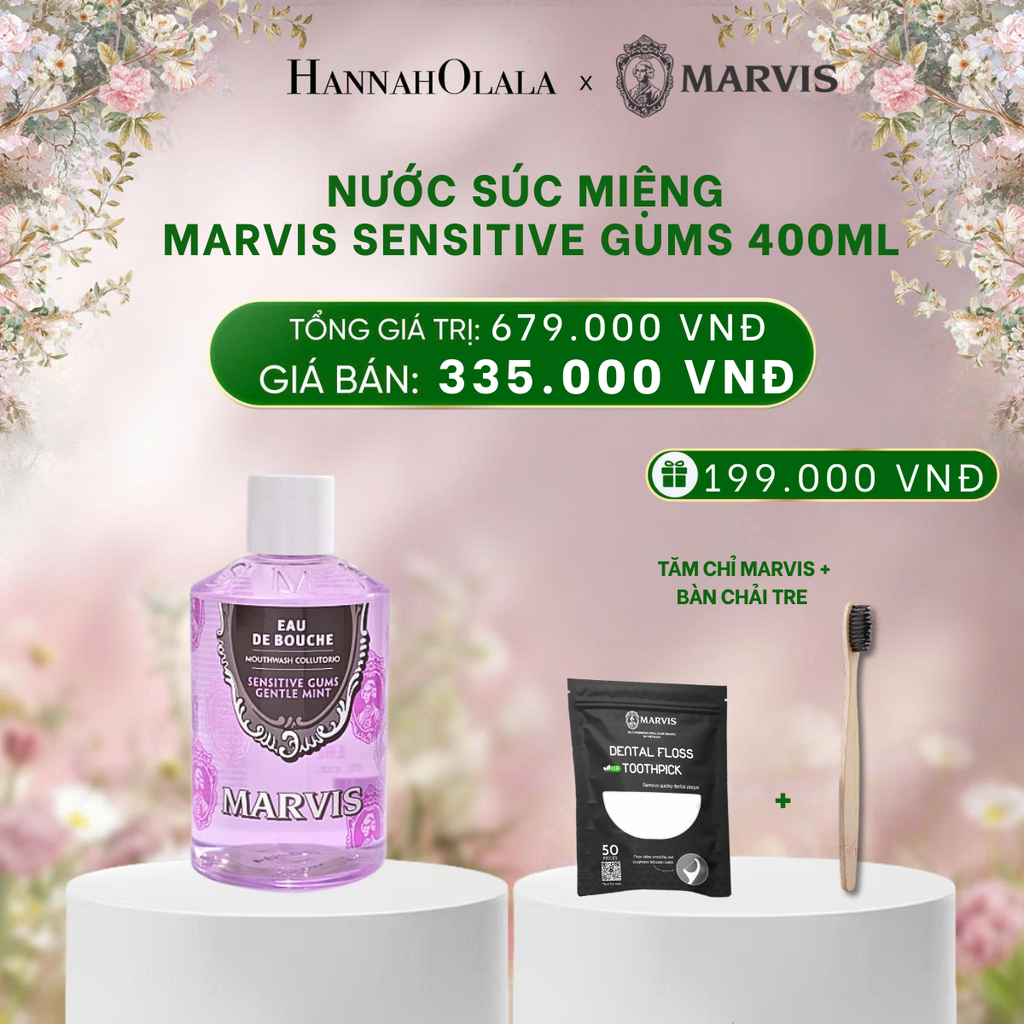  DEAL 1: NƯỚC SÚC MIỆNG MARVIS MOUTHWASH 400ML 