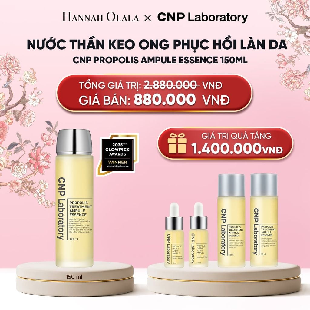  NƯỚC THẦN KEO ONG PHỤC HỒI LÀN DA PROPOLIS TREATMENT AMPULE ESSENCE 150ML 