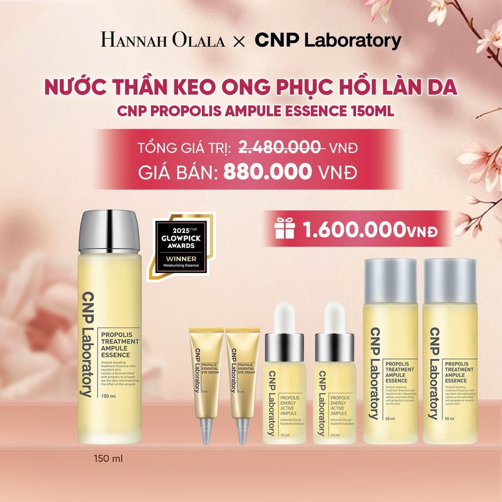  NƯỚC THẦN KEO ONG PHỤC HỒI LÀN DA CNP PROPOLIS TREATMENT AMPULE ESSENCE 150ML - A73 