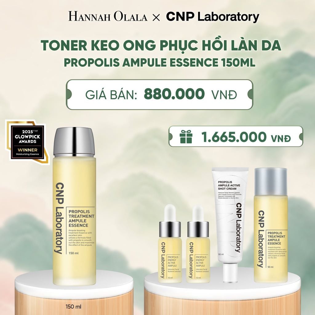  TONER KEO ONG PHỤC HỒI LÀN DA PROPOLIS TREATMENT AMPULE ESSENCE 150ML - A832 