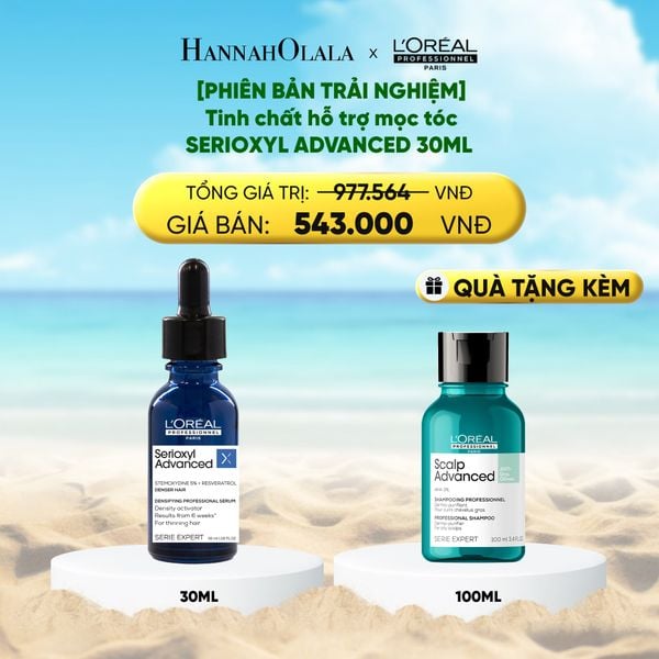  DEAL 6: [PHIÊN BẢN TRẢI NGHIỆM] TINH CHẤT HỖ TRỢ MỌC TÓC SERIOXYL ADVANCED 30ML 
