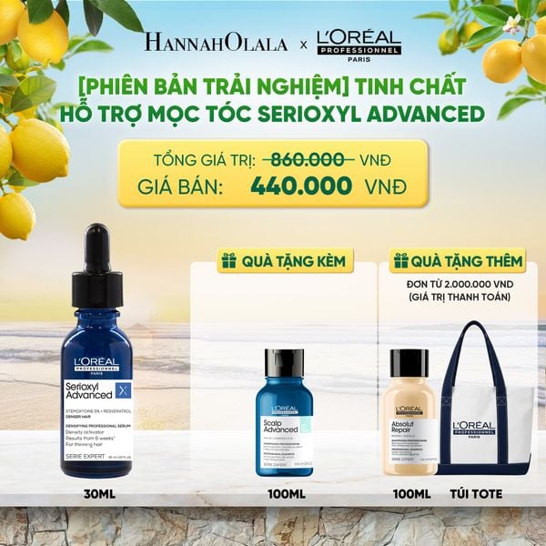  [PHIÊN BẢN TRẢI NGHIỆM] TINH CHẤT HỖ TRỢ MỌC TÓC SERIOXYL ADVANCED 30ML - DEAL 05 