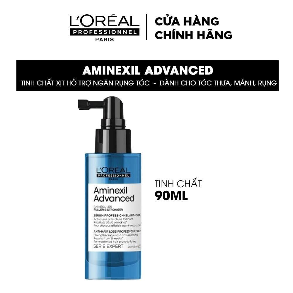  [SẢN PHẨM MỚI] TINH CHẤT XỊT GIẢM RỤNG TÓC CHUYÊN NGHIỆP L'ORÉAL PROFESSIONNEL AMINEXIL ADVANCED 90ML - D13 