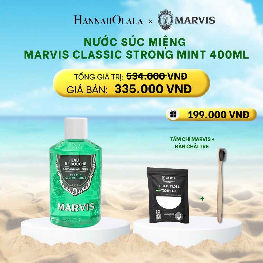  DEAL 1: NƯỚC SÚC MIỆNG MARVIS MOUTHWASH 400ML 