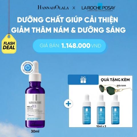  DƯỠNG CHẤT GIÚP CẢI THIỆN GIẢM THÂM NÁM & DƯỠNG SÁNG TOÀN DIỆN MELA B3 SERUM 30ML DEAL 8: 