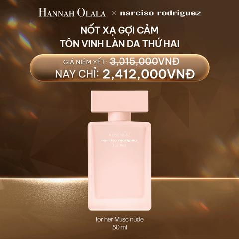  DEAL 31:  NƯỚC HOA NỮ NARCISO RODRIGUEZ MUSC NUDE EDP 50ML 