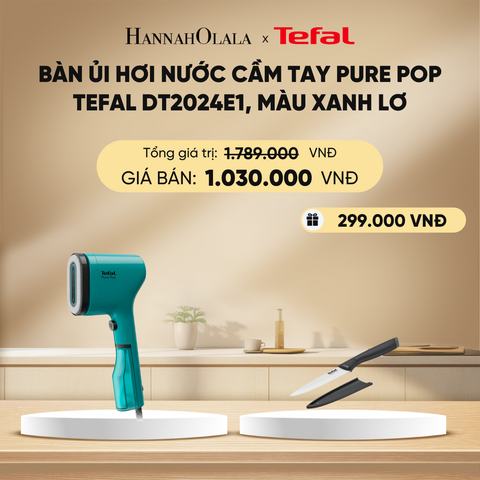  DEAL 4: BÀN ỦI HƠI NƯỚC CẦM TAY PURE POP TEFAL DT2020E1 