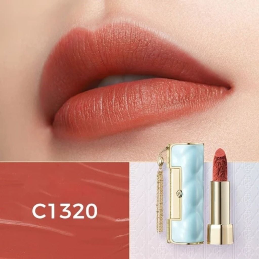 HOA TÂY TỬ SON KHÓA ĐỒNG TÂM 3.8G FLORASIS - BLOOMING ROUGE SOFT MATTE LOVE LOCK_ D151 