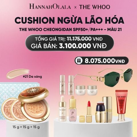  PHIÊN BẢN LỄ HỘI - CUSHION NGỪA LÃO HÓA WHOO CHEONGIDAN ESSENCE CUSHION SPF50+/PA+++_A192 