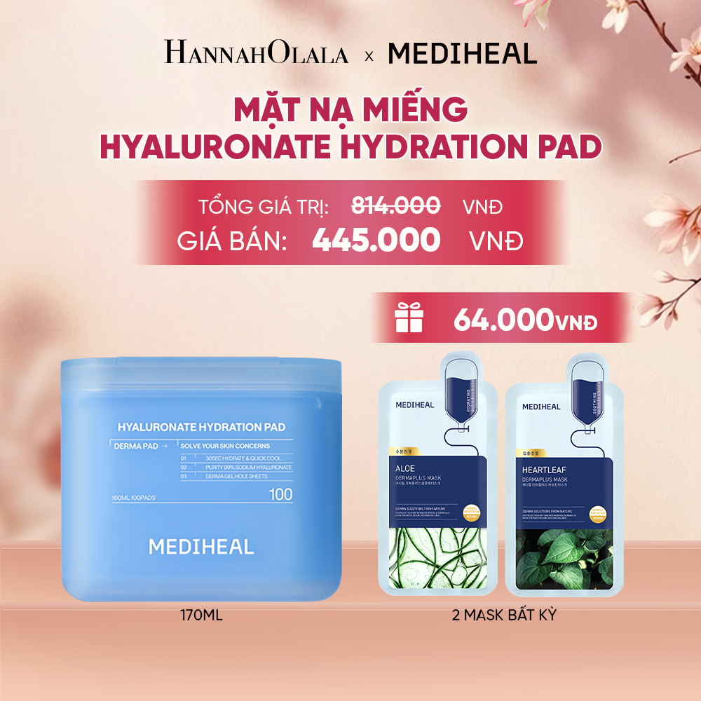  MEDIHEAL BỘ SẢN PHẨM TONER PAD 170ML - A564 