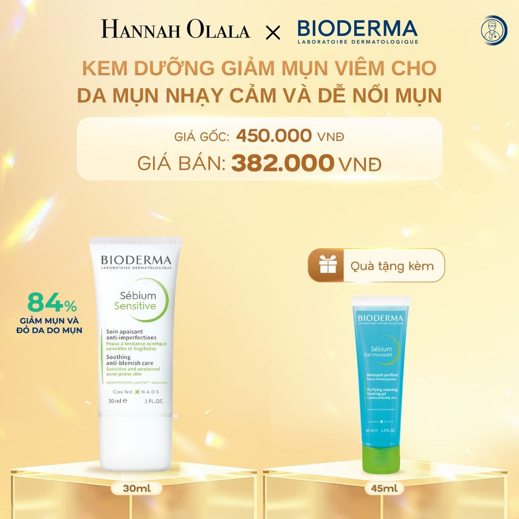  C351_DEAL 8: KEM DƯỠNG GIẢM MỤN VIÊM CHO DA MỤN NHẠY CẢM VÀ DỄ NỔI MỤN 