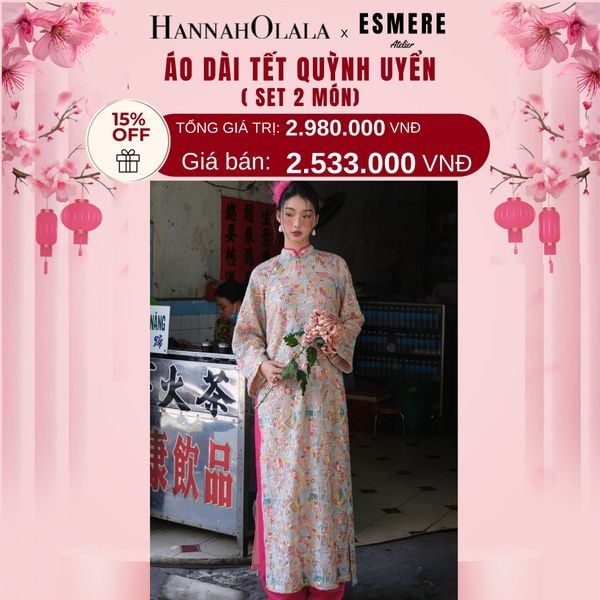  DEAL 6: SET ÁO DÀI 02 MÓN QUỲNH UYỂN 