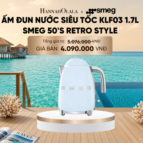  ẤM ĐUN NƯỚC SIÊU TỐC KLF03 1.7L SMEG 50'S RETRO STYLE_ D1075 