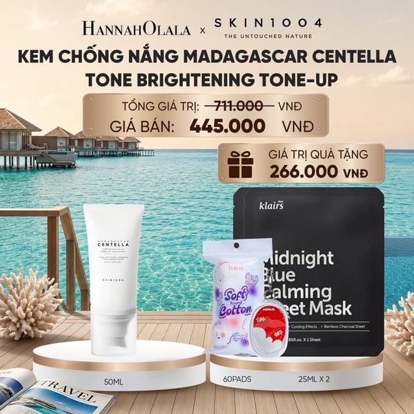  SKIN1004 KEM CHỐNG NẮNG MADAGASCAR CENTELLA TONE BRIGHTENING TONE-UP SUNSCREEN SPF50+ PA++++ 50ML_ D643 