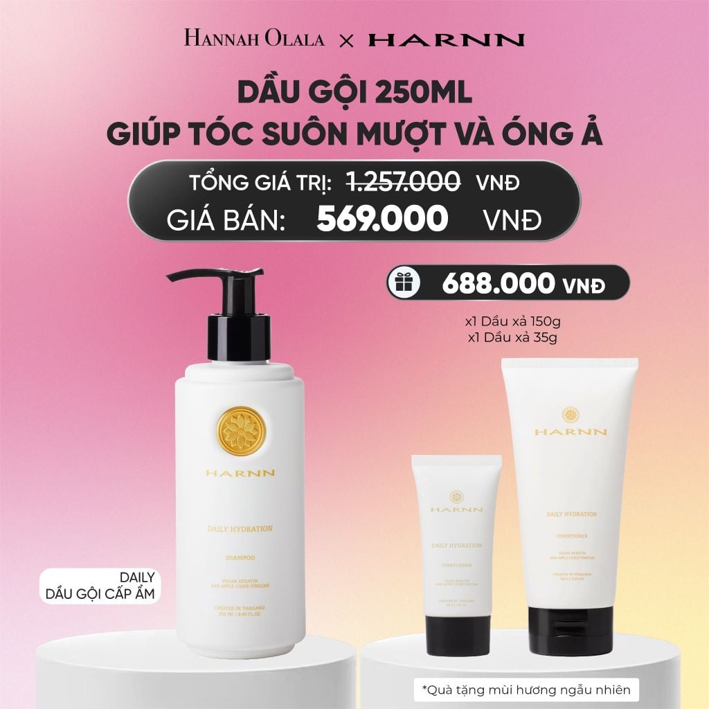  DẦU GỘI HARNN 250ML GIÚP TÓC SUÔN MƯỢT VÀ ÓNG Ả_A1476 