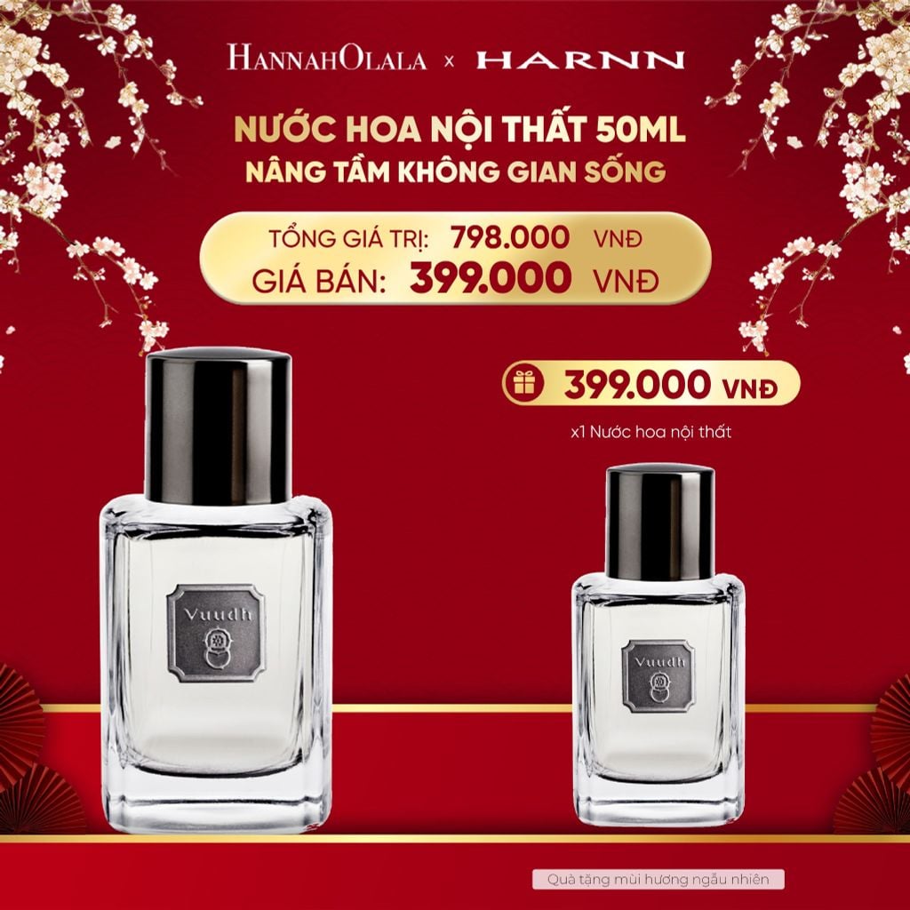  DEAL 8. [MUA 1 TẶNG 1] NƯỚC HOA NỘI THẤT 50ML - NÂNG TẦM KHÔNG GIAN SỐNG 