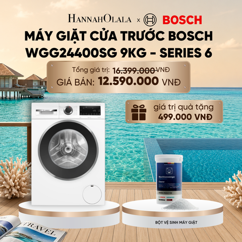  MÁY GIẶT CỬA TRƯỚC BOSCH WGG24400SG 9KG - SERIES 6_ D1248 