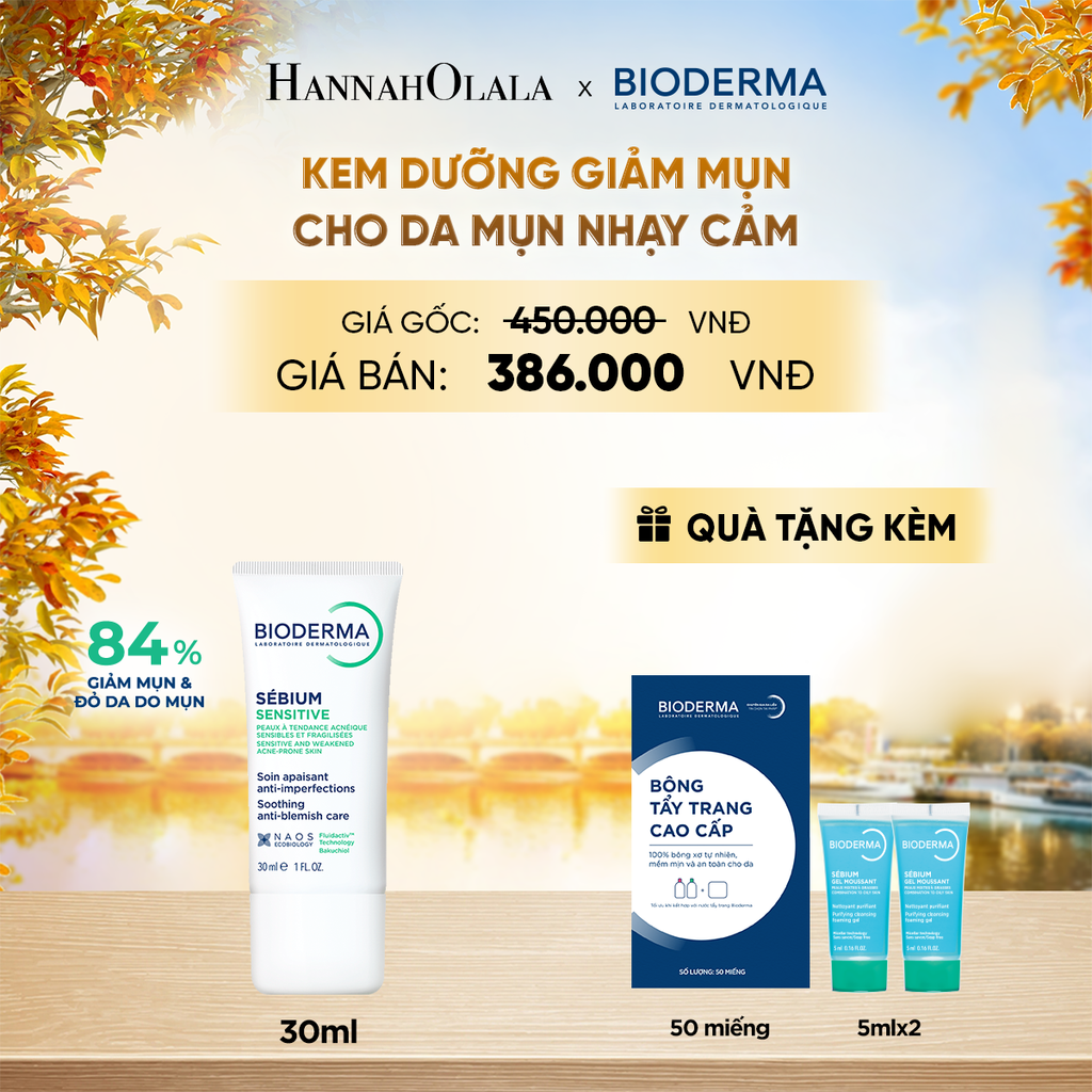  KEM DƯỠNG GIẢM MỤN VIÊM CHO DA MỤN NHẠY CẢM VÀ DỄ NỔI MỤN - E744 