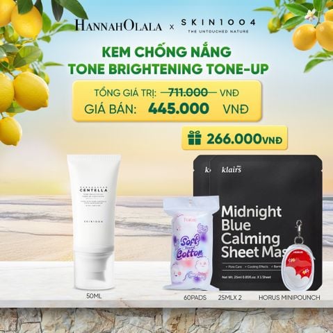 SKIN1004 KEM CHỐNG NẮNG MADAGASCAR CENTELLA TONE BRIGHTENING TONE-UP SUNSCREEN SPF50+ PA++++ 50ML - A372 